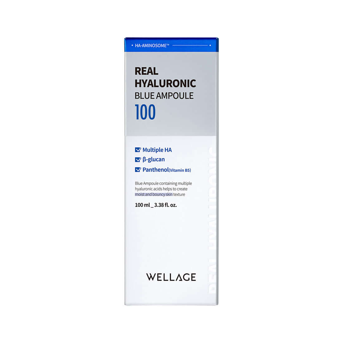 【限定品】 2本セット】wellageリアルヒアルロニックブルーアンプル(100ml×2 美容液
