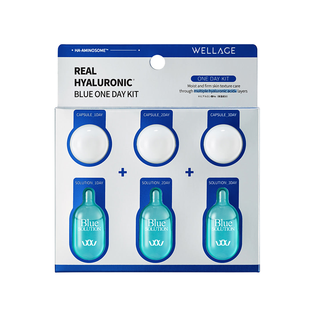 ONE DAY KIT Real Hyaluronic Blue [Set of 3] 